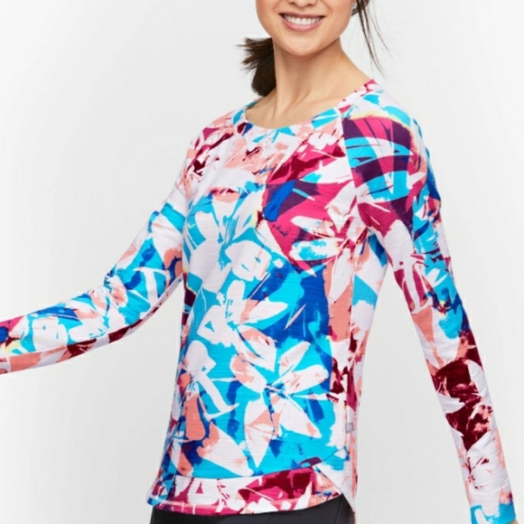 T By Talbots Cozy Crush Sweatshirt UPF 50 - Picture 1 of 7
